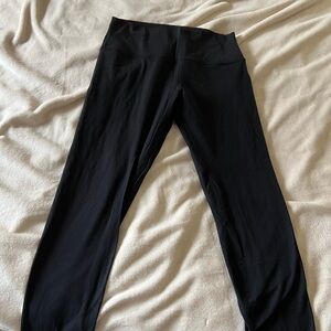 lululemon athletica Black Ribbed Align Leggings